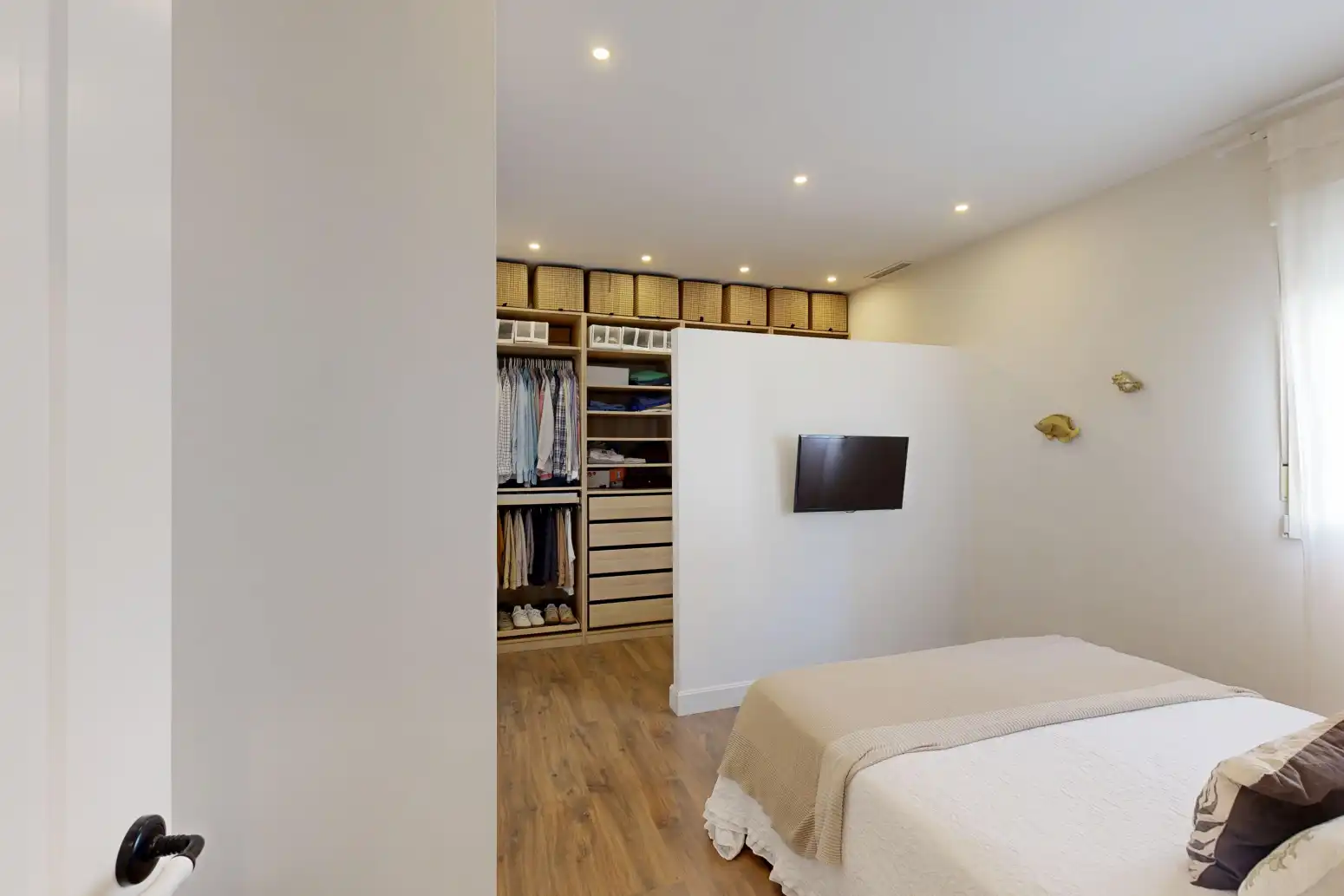Bedroom of Houses for sale in Cartagena  with Air Conditioner, Parquet flooring and Terrace