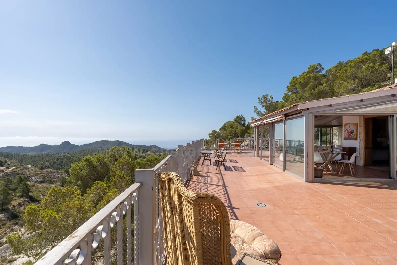 Terraza de Casa o chalet en venta en Relleu con Aire acondicionado, Jardín privado y Terraza