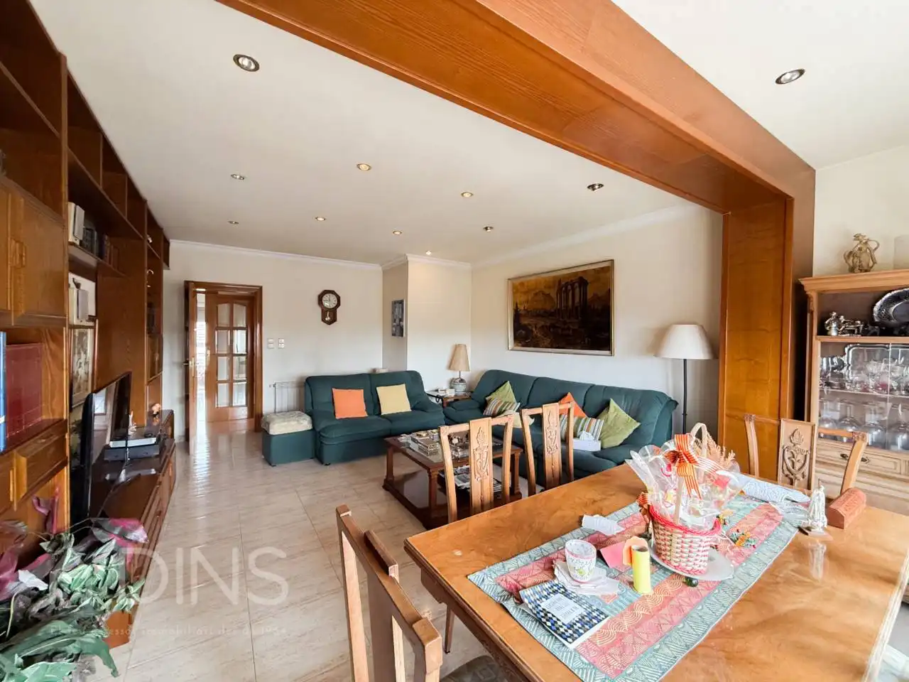 Sala de estar de Piso en venta en Caldes de Montbui con Calefacción y Terraza