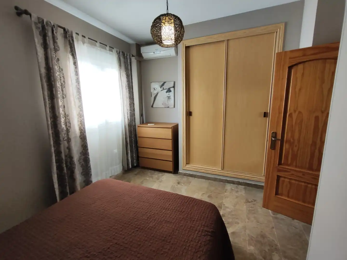 Bedroom of Flat for sale in Málaga  with Air Conditioner, Storage room and Furnished