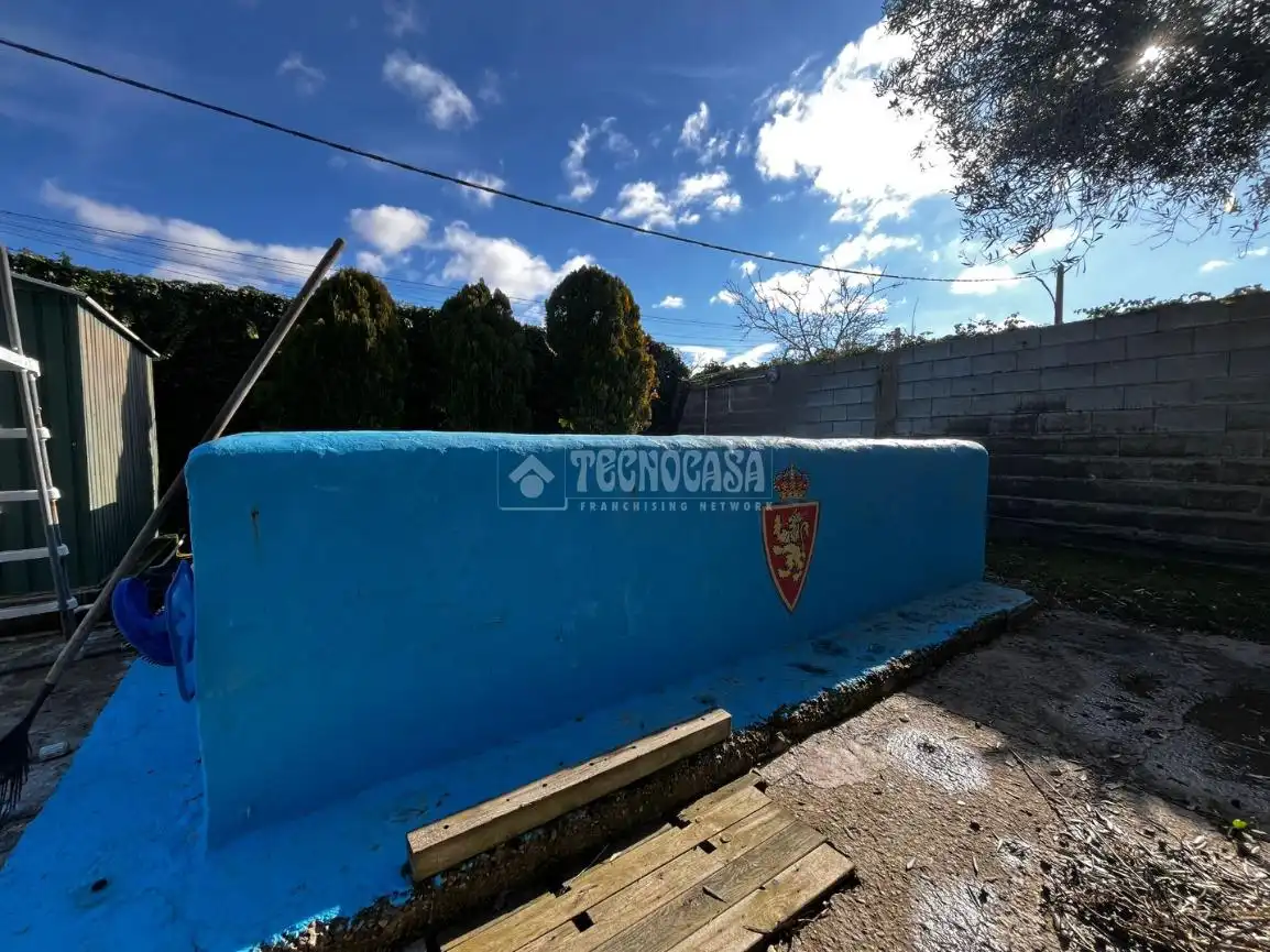 Jardín de Casa o chalet en venta en Zaragoza con Piscina