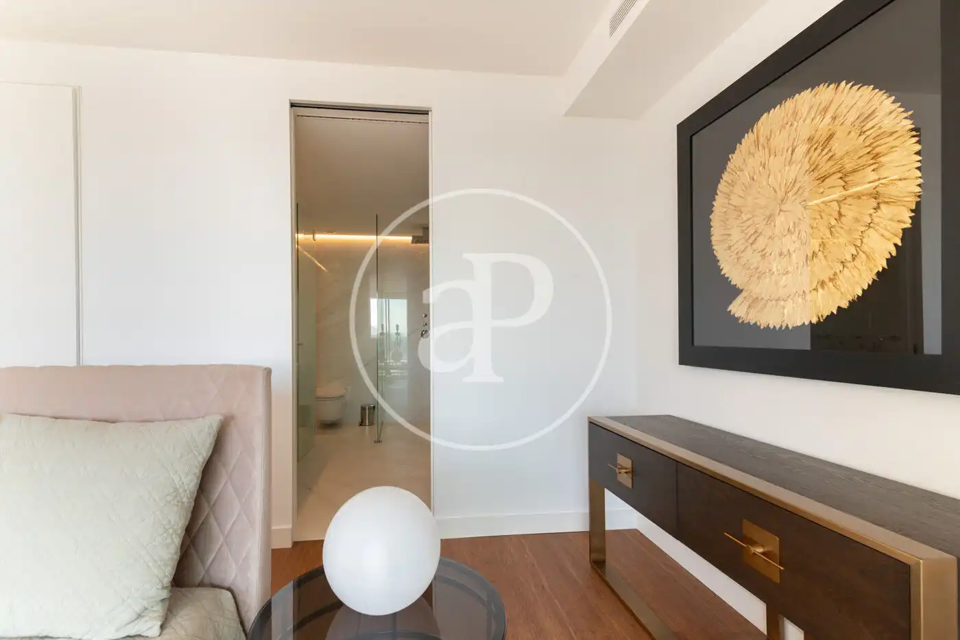 Sala de estar de Piso de alquiler en Barcelona con Aire acondicionado, Calefacción y Terraza