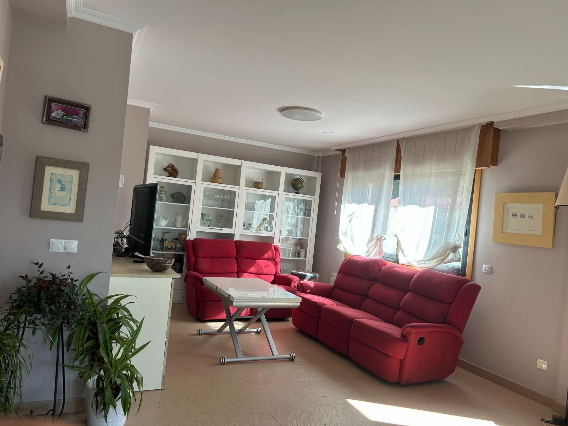Living room of Single-family semi-detached for sale in Ferrol  with Heating, Private garden and Terrace