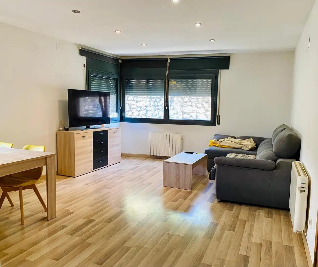 Sala de estar de Piso en venta en Santa Margarida de Montbui con Calefacción y Trastero