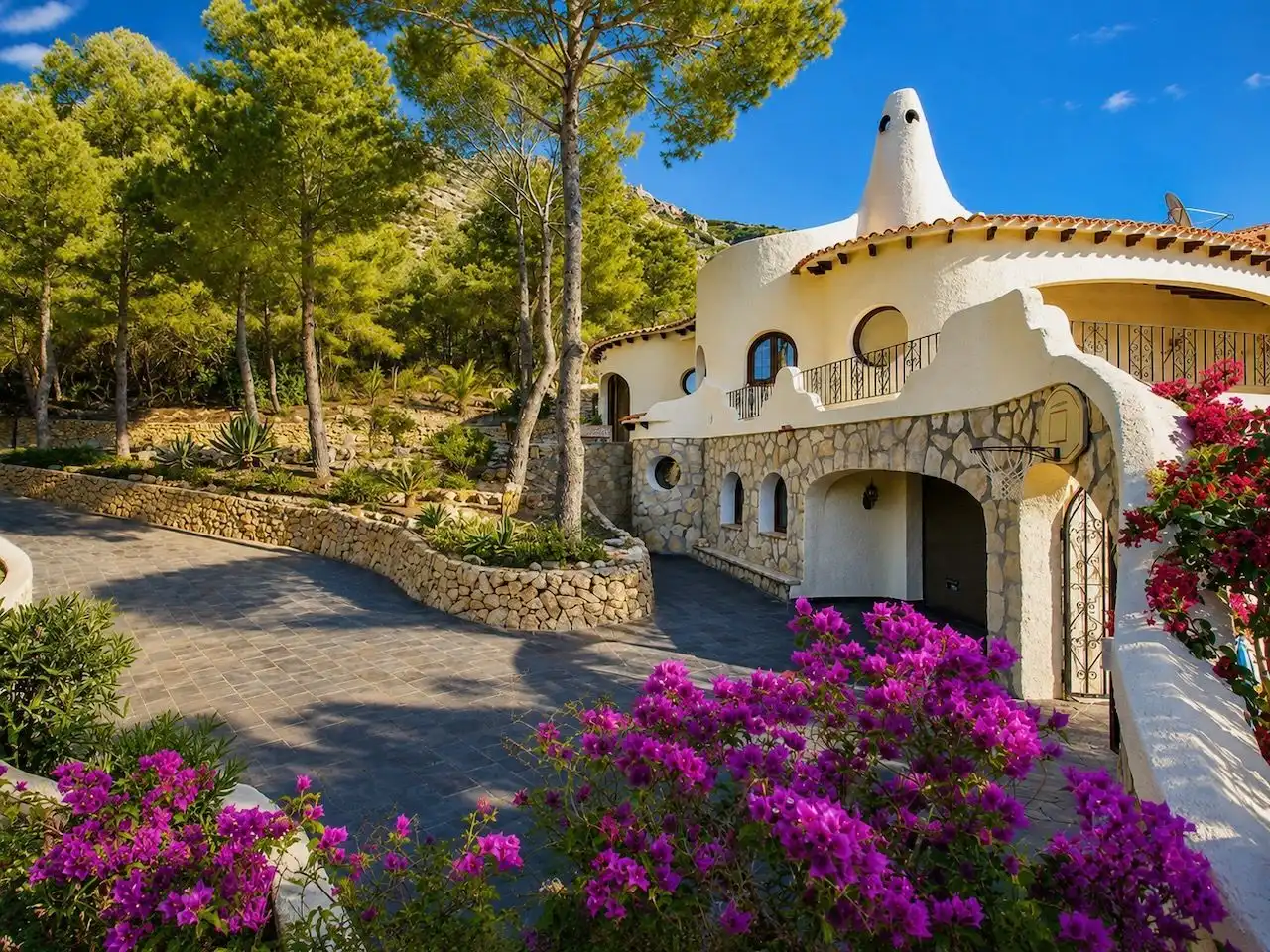 Vista exterior de Casa o chalet en venta en Altea con Aire acondicionado, Calefacción y Jardín privado