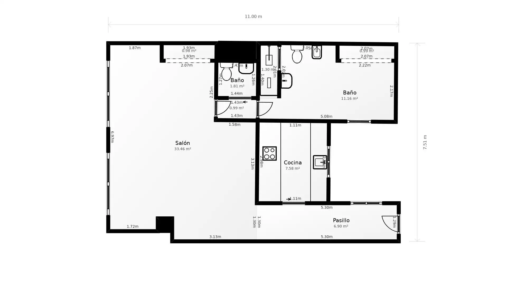 Appartement avec terrasse à louer à Avenida del Doctor Ramón y Cajal, imagen 26