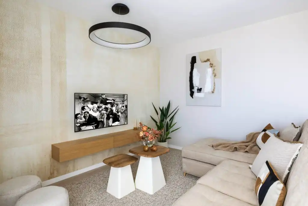 Sala de estar de Ático en venta en Rincón de la Victoria con Terraza y Piscina comunitaria