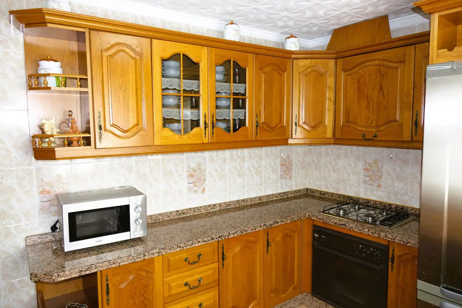 Cuina de Casa o xalet en venda en Lanjarón amb Terrassa i Balcó