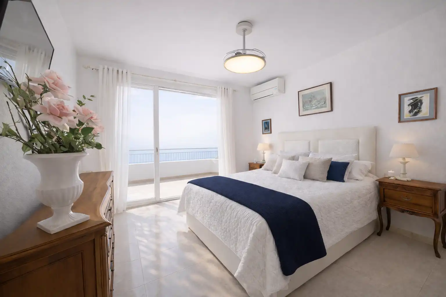Schlafzimmer von Maisonette zum Verkauf in Roses mit Klimaanlage, Heizung und Privatgarten