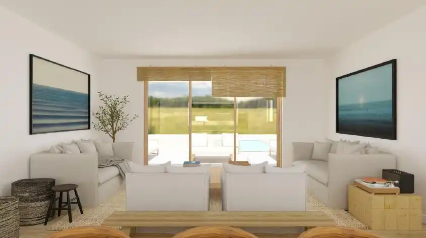 Sala d'estar de Casa o xalet en venda en L'Ametlla de Mar  amb Aire condicionat