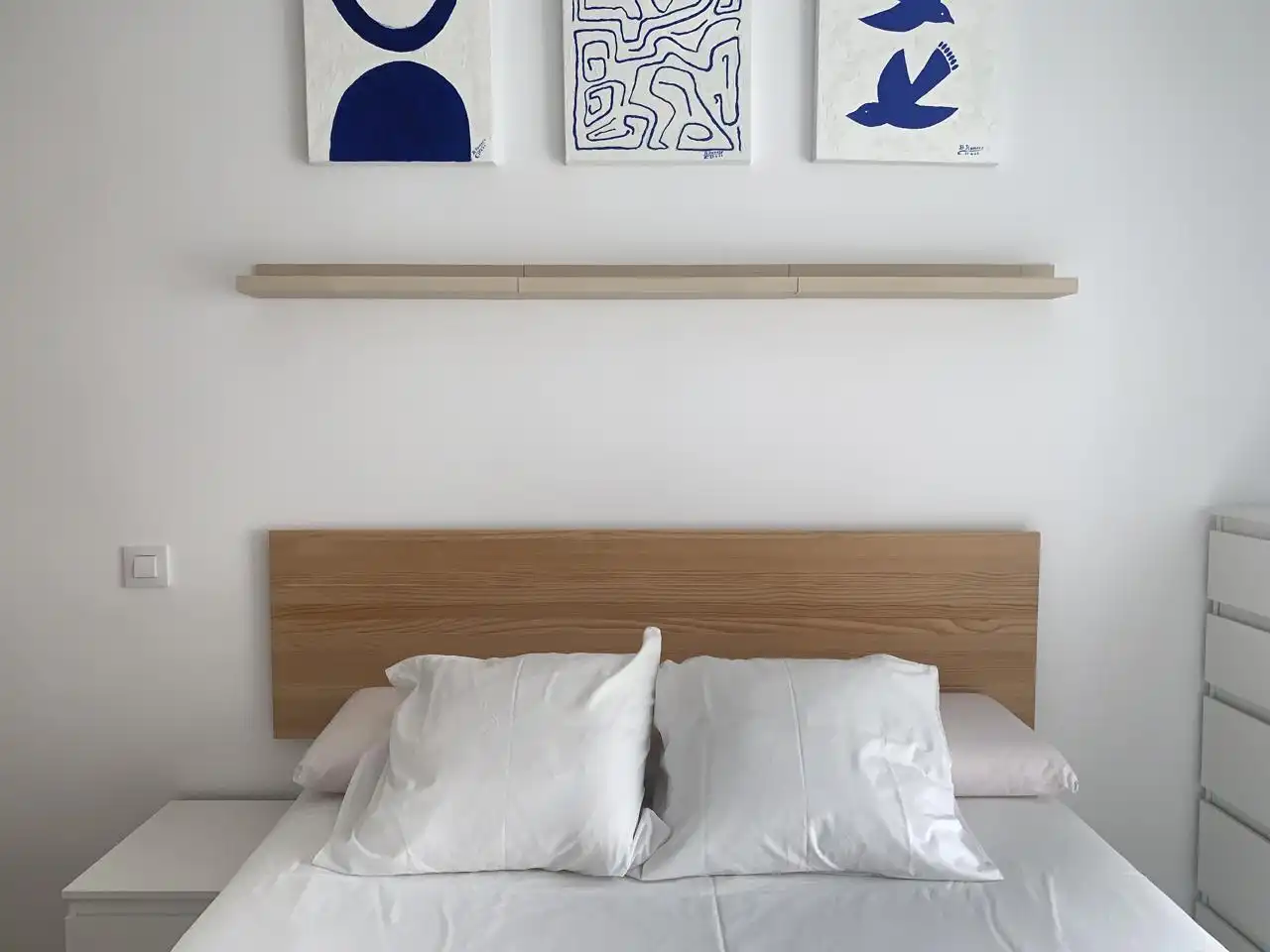 Bedroom of Flat for rent in Madrid  with Air Conditioner, Heating and Furnished