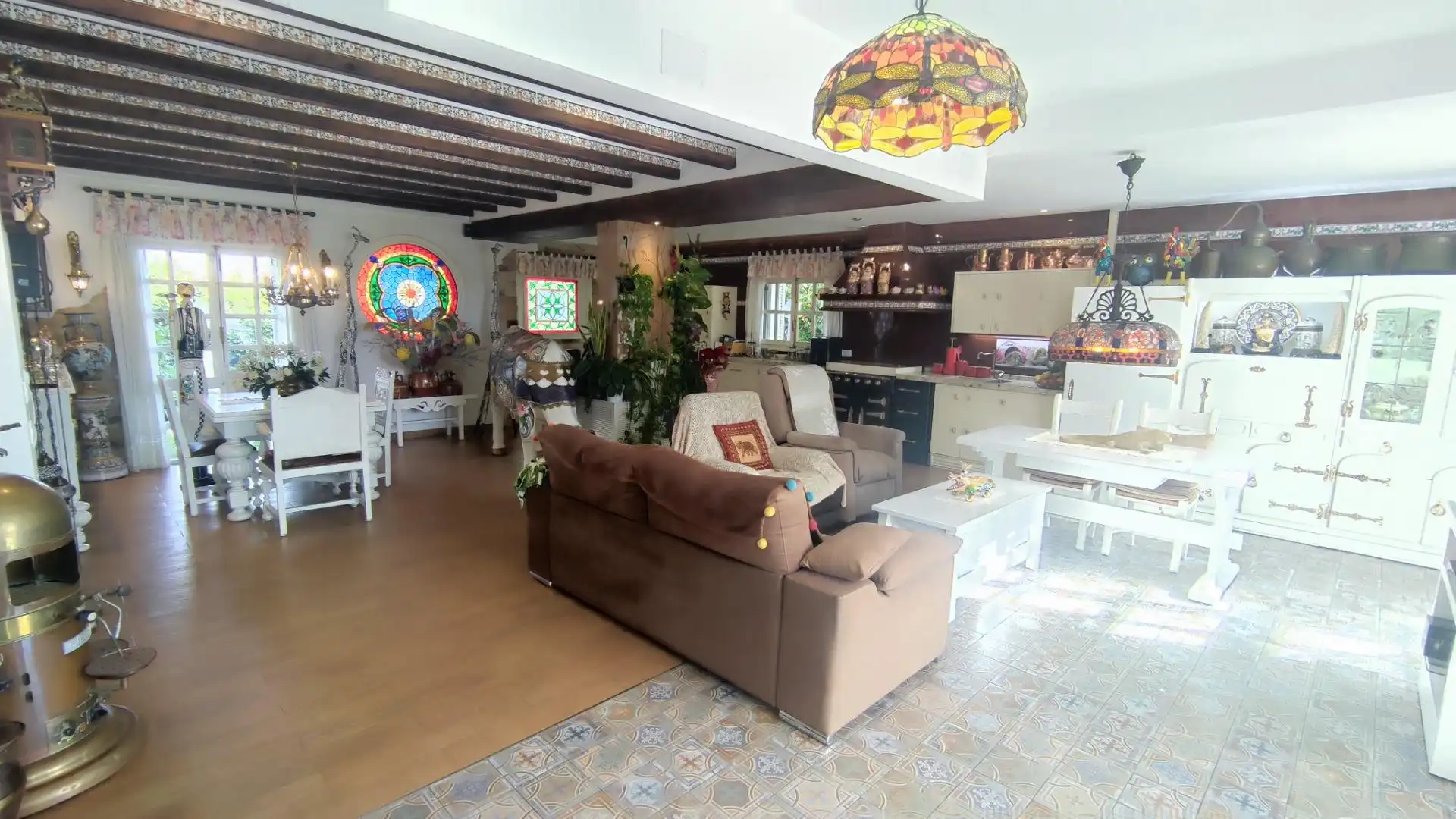 Living room of Houses for sale in San Vicente del Raspeig / Sant Vicent del Raspeig  with Air Conditioner, Heating and Private garden