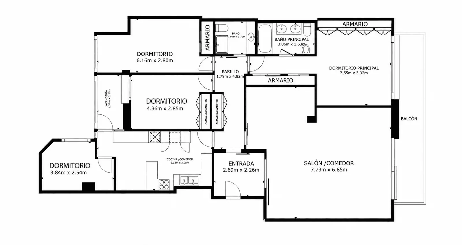 Apartamento en venta en Madrid con Aire acondicionado, Calefacción y Terraza