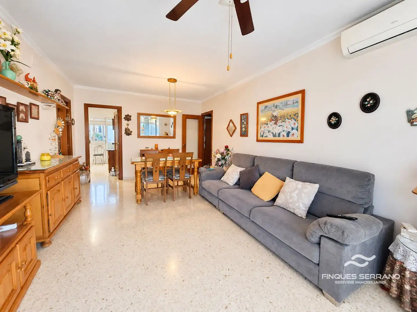 Sala de estar de Piso en venta en Nucli Antic