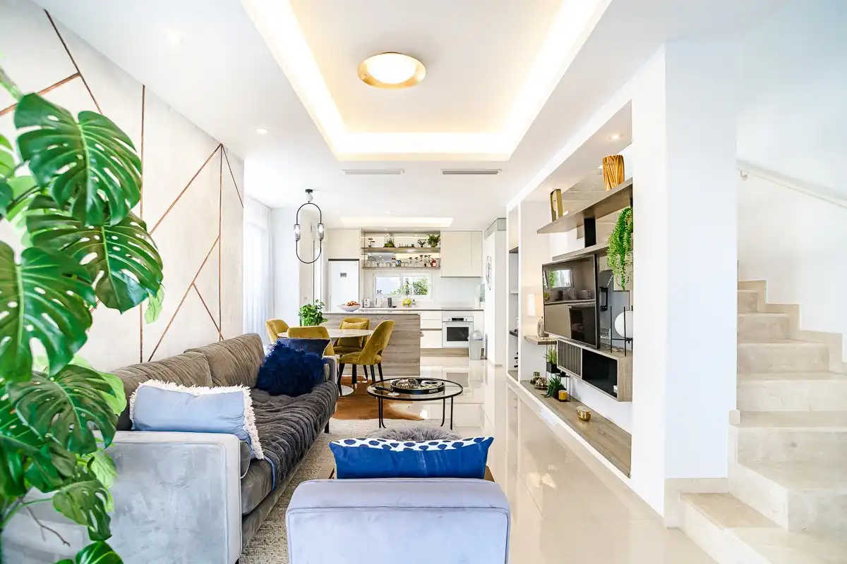 Sala de estar de Casa o chalet en venta en Rojales con Aire acondicionado, Terraza y Piscina