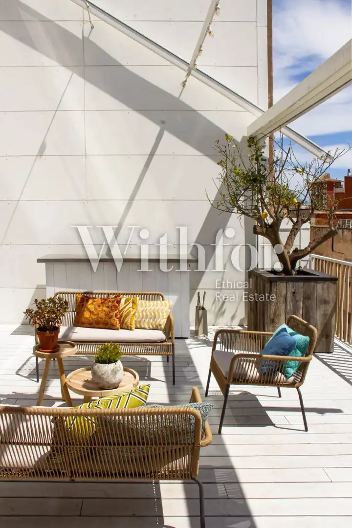 Terraza de Casa o chalet de alquiler en Barcelona con Aire acondicionado, Calefacción y Terraza