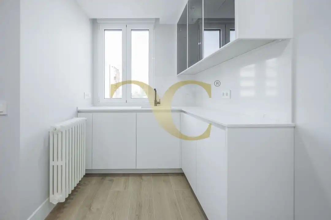 Küche von Wohnung zur Miete in Madrid mit Klimaanlage, Heizung und Privatgarten