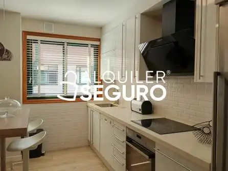 Kitchen of Flat for rent in Oleiros  with Heating and Furnished