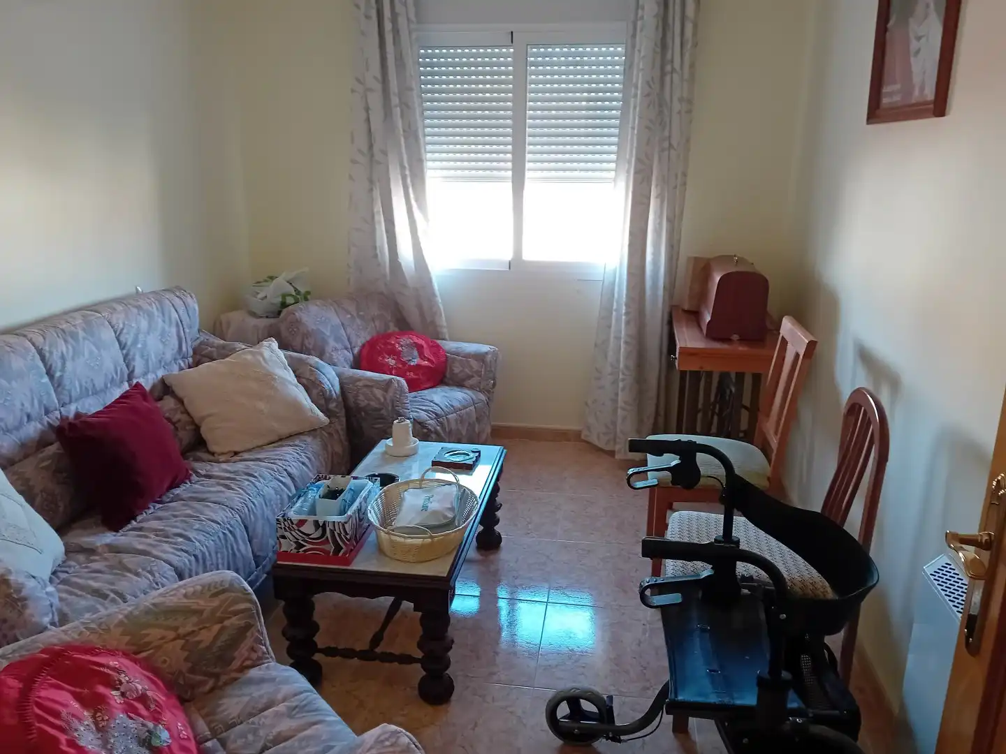 Sala de estar de Piso en venta en Pozuelo de Calatrava con Aire acondicionado, Calefacción y Terraza