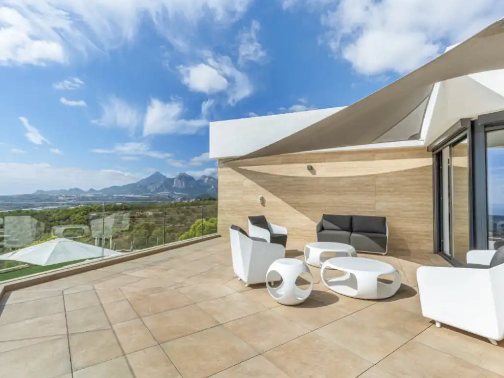 Terraza de Casa o chalet en venta en Altea con Aire acondicionado, Calefacción y Jardín privado
