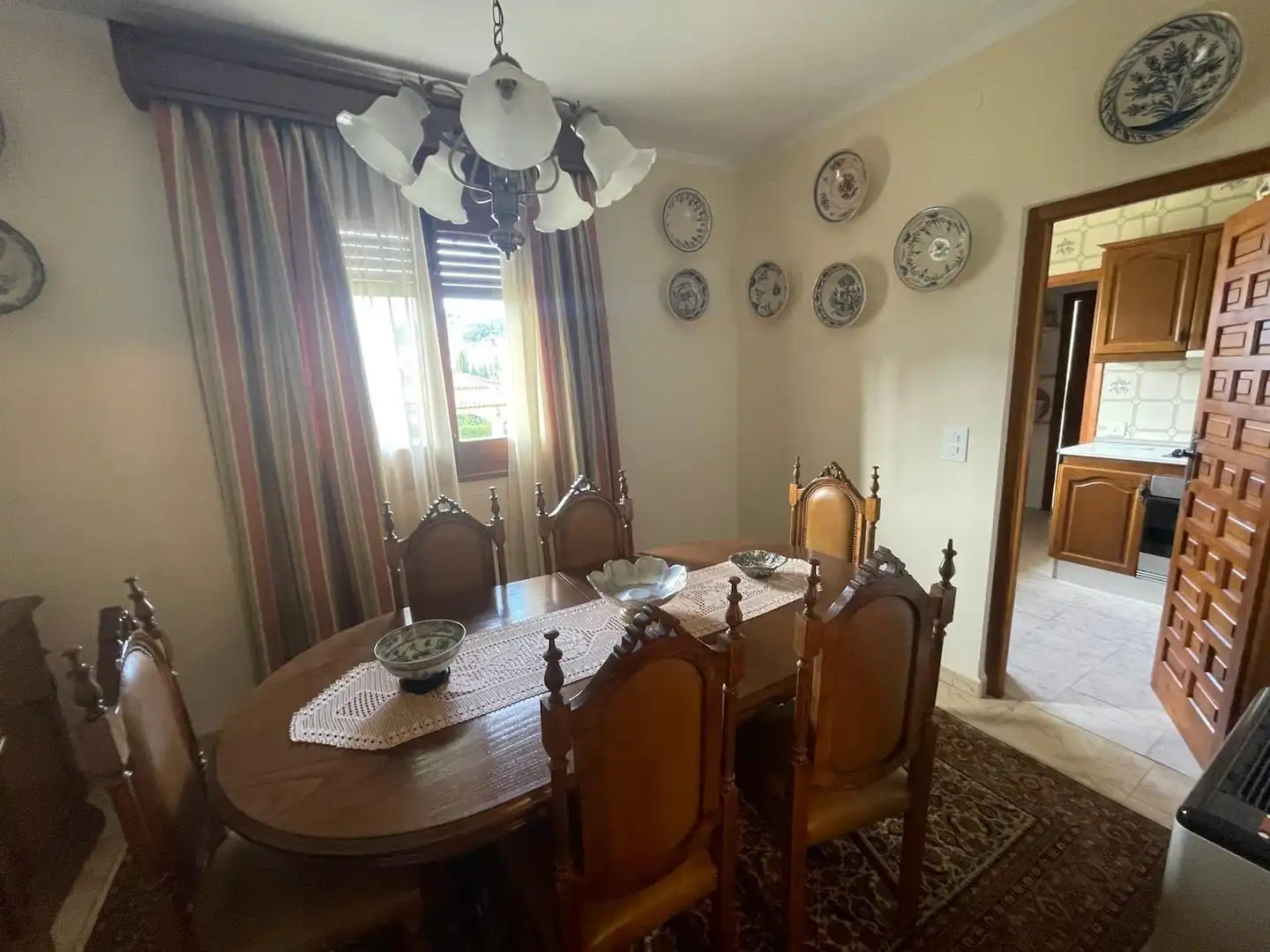 Dining room of Houses for sale in Trujillo  with Air Conditioner, Heating and Storage room