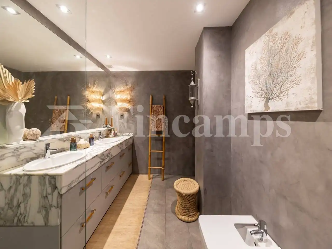 Bathroom of Attic for sale in Sabadell  with Air Conditioner, Heating and Parquet flooring