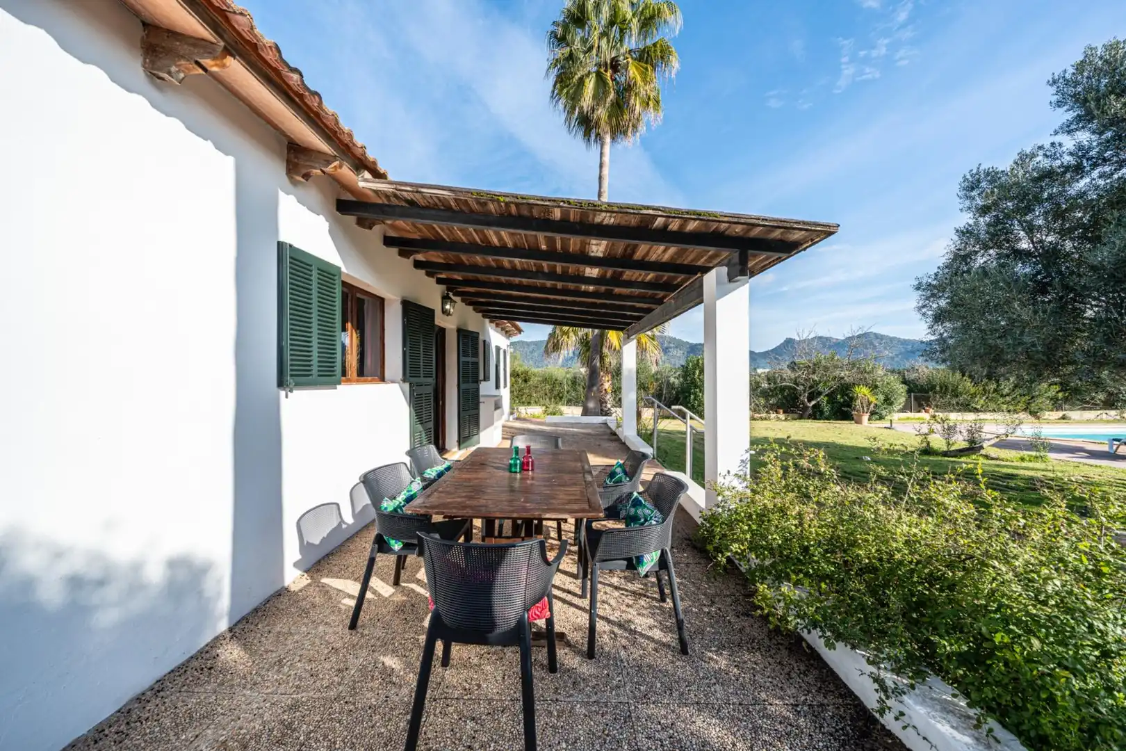 Terrasse von Haus oder Chalet zum Verkauf in Son Servera mit Klimaanlage, Heizung und Privatgarten