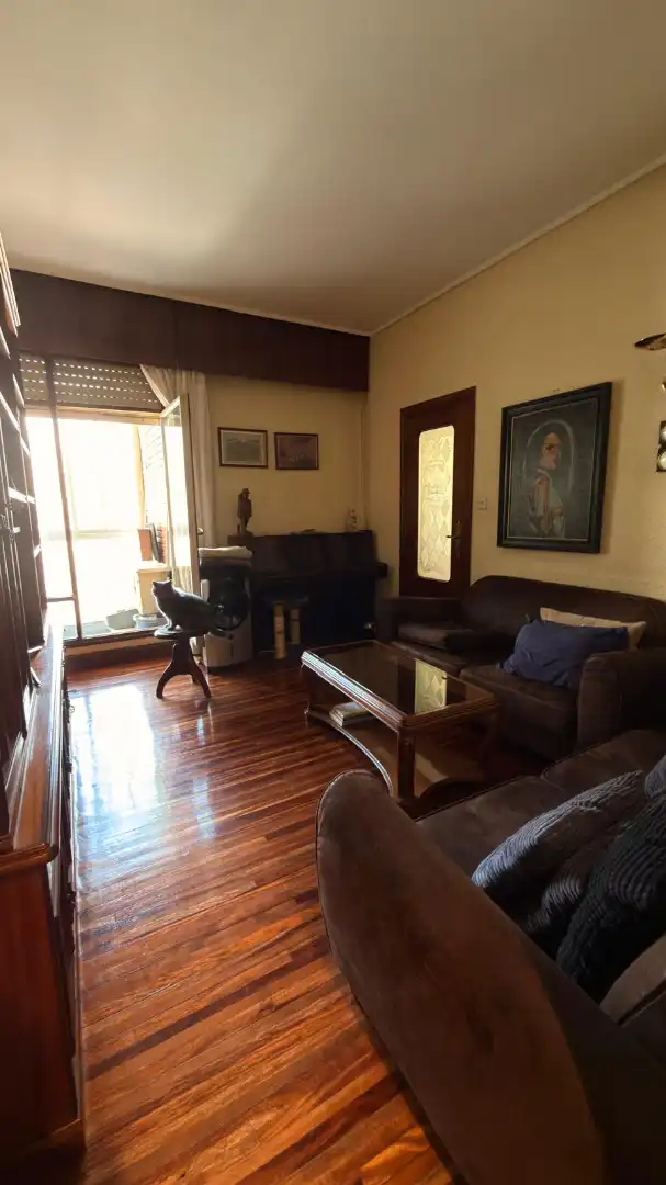 Living room of Flat for sale in Bilbao   with Furnished