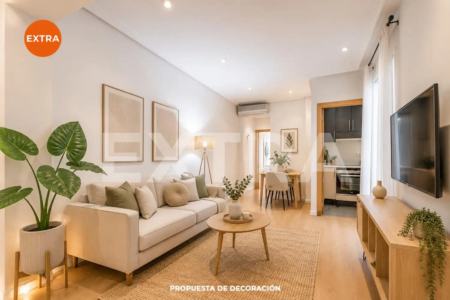 Sala de estar de Piso en venta en Madrid con Aire acondicionado, Calefacción y Balcón