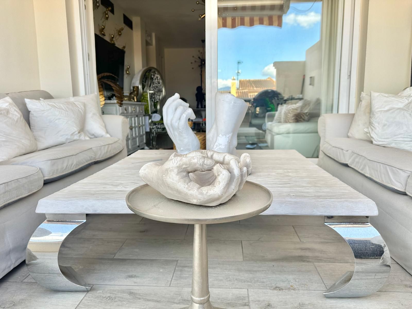 Living room of Attic for sale in Marbella  with Air Conditioner, Heating and Terrace