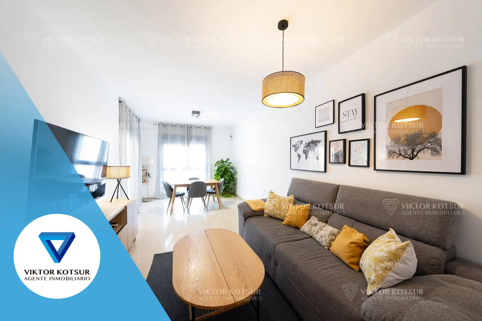 Living room of Flat for sale in Roquetas de Mar  with Air Conditioner, Terrace and Internet