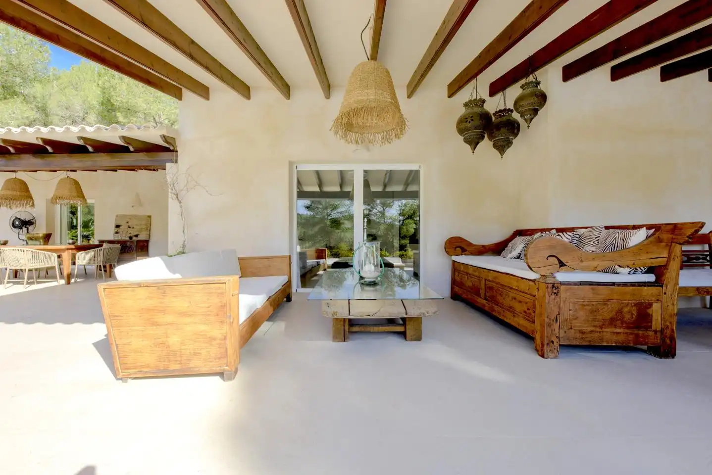 Terrace of Houses for rent in Sant Josep de sa Talaia  with Private garden, Terrace and Swimming Pool