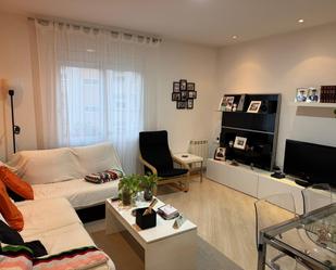 Living room of Flat for sale in Badalona  with Air Conditioner, Heating and Parquet flooring