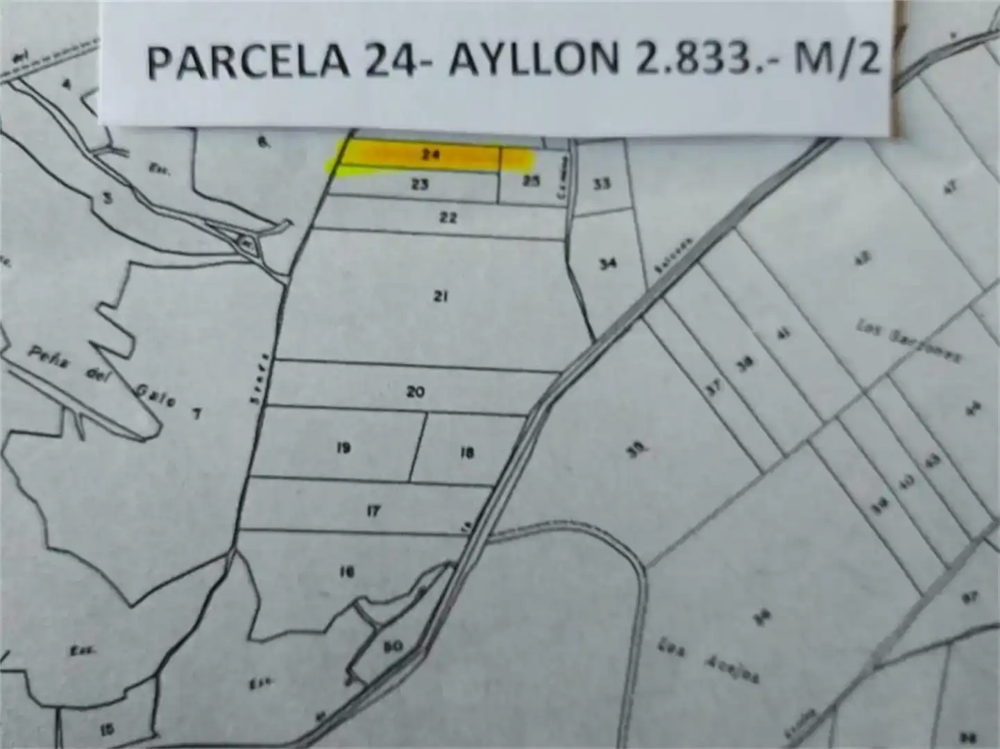 Terreno en venta en Ayllón