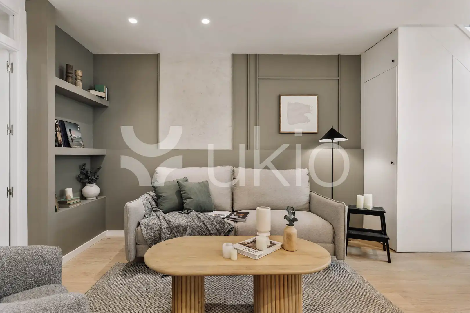 Living room of Apartments for rent in Barcelona  with Air Conditioner, Heating and Terrace