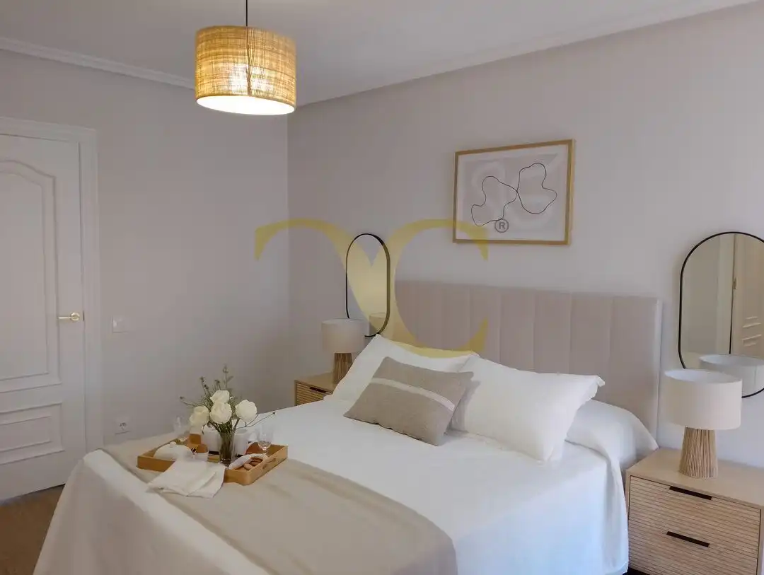 Bedroom of Flat for sale in Gijón   with Heating and Furnished