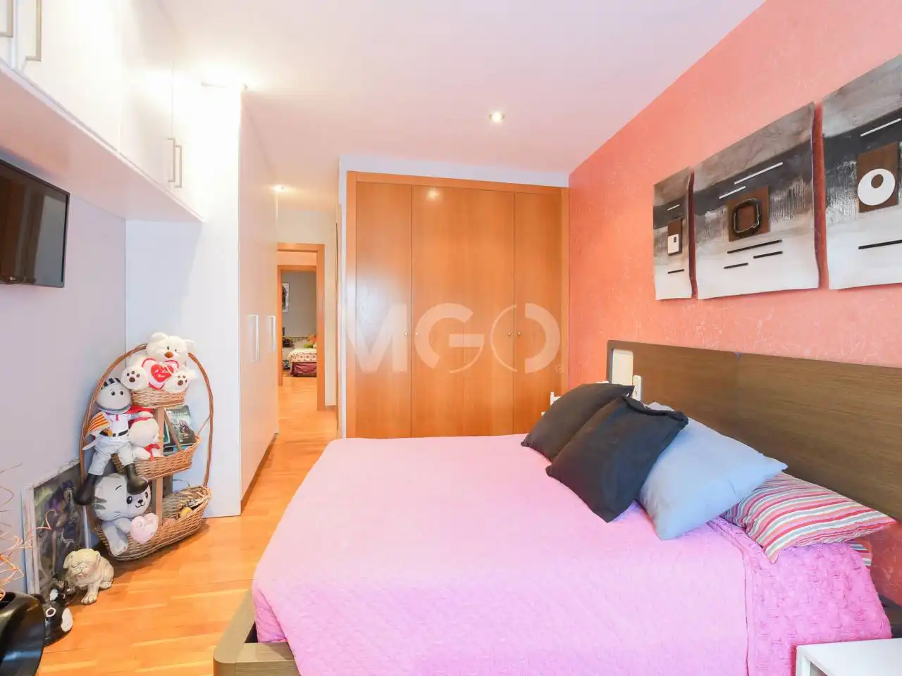 Bedroom of Flat for sale in Vic  with Heating, Terrace and Storage room