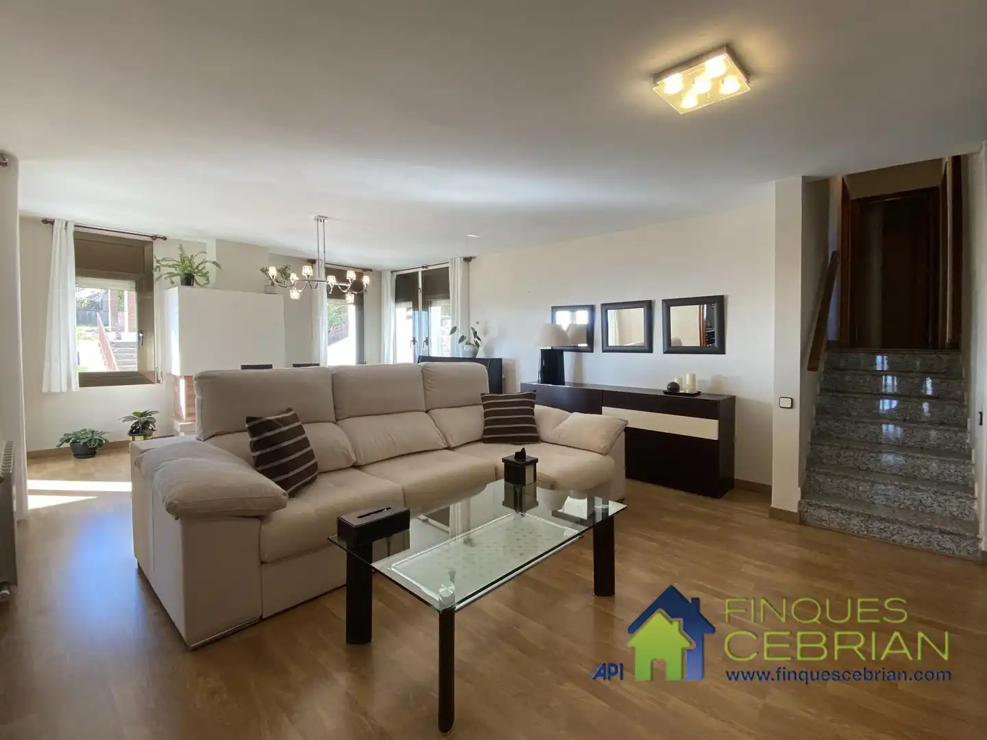 Living room of Houses for sale in Alella  with Heating, Terrace and Storage room
