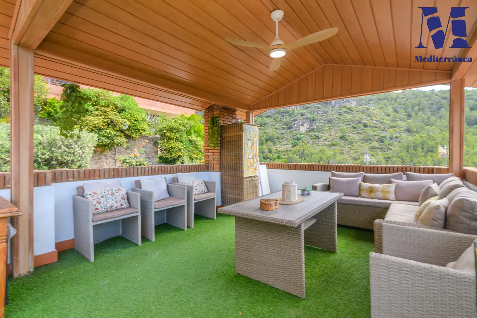 Terrassa de Casa o xalet en venda en Sitges amb Jardí privat, Parquet i Terrassa