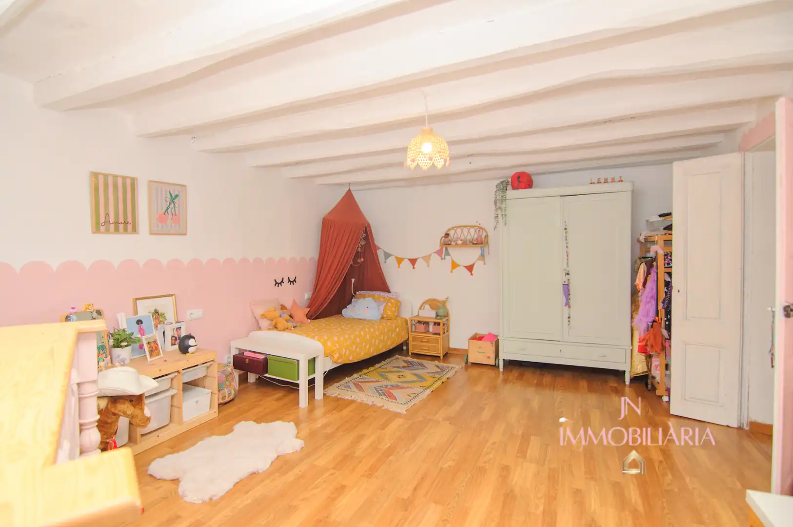 Schlafzimmer von Haus oder Chalet zum Verkauf in Piera mit Heizung, Parkett und Terrasse