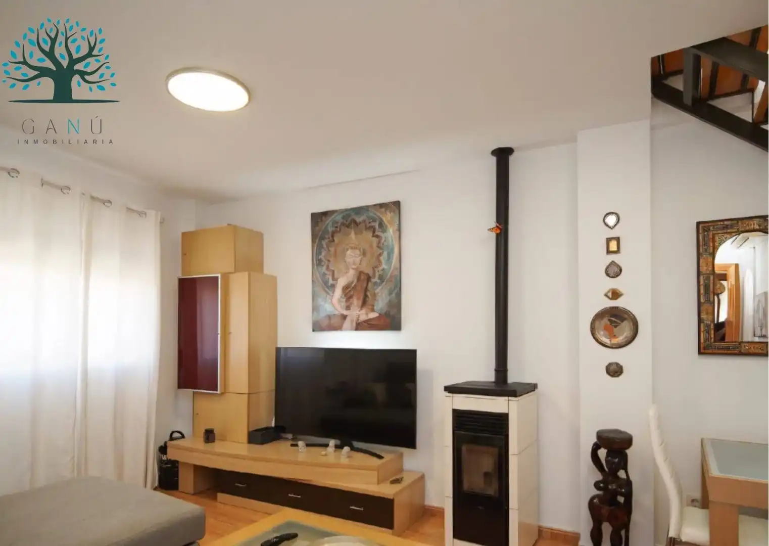 Sala de estar de Ático en venta en Mazarrón con Aire acondicionado, Terraza y Balcón