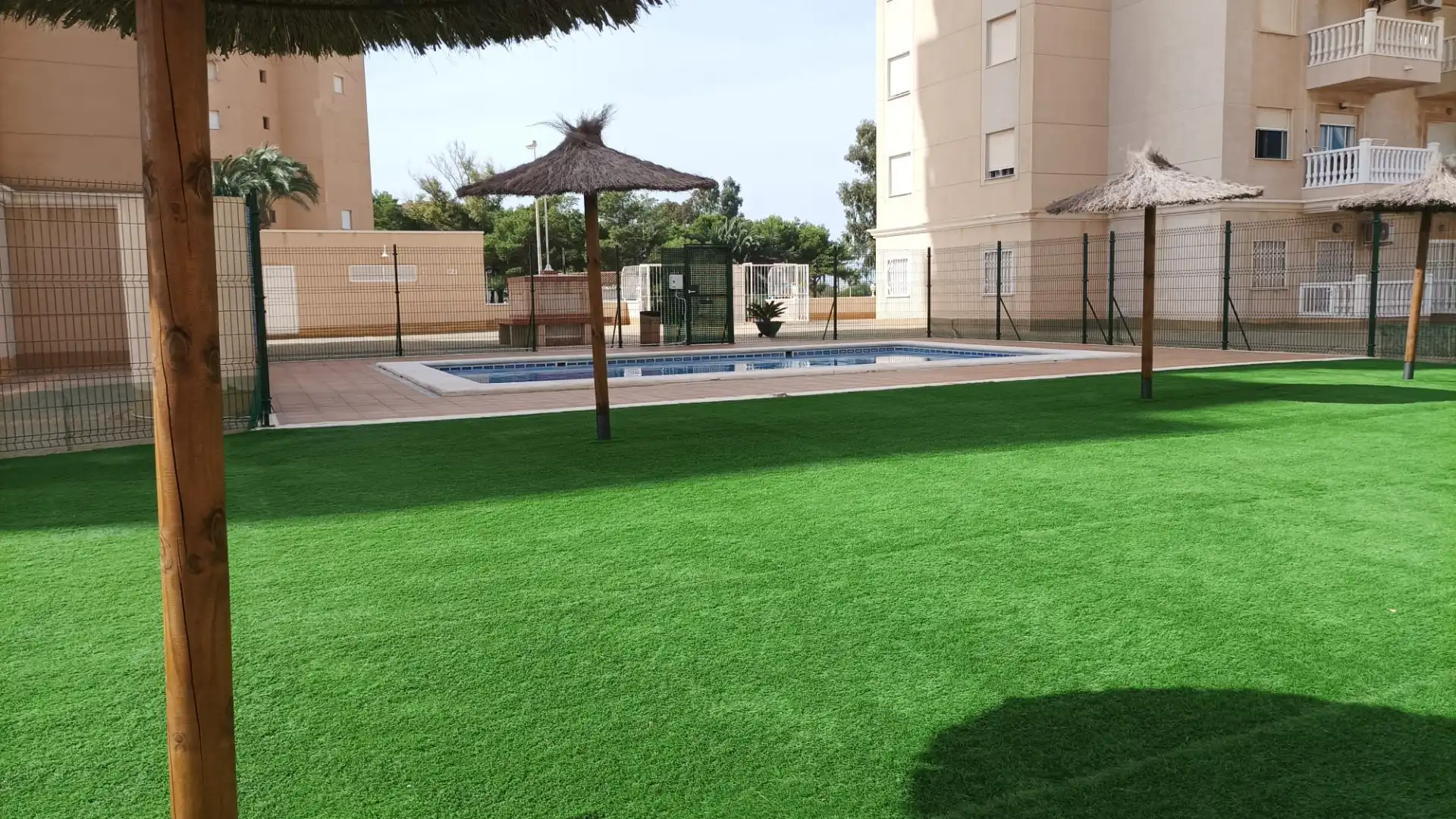 Swimming pool of Flat for rent in Cartagena  with Furnished, Oven and Washing machine