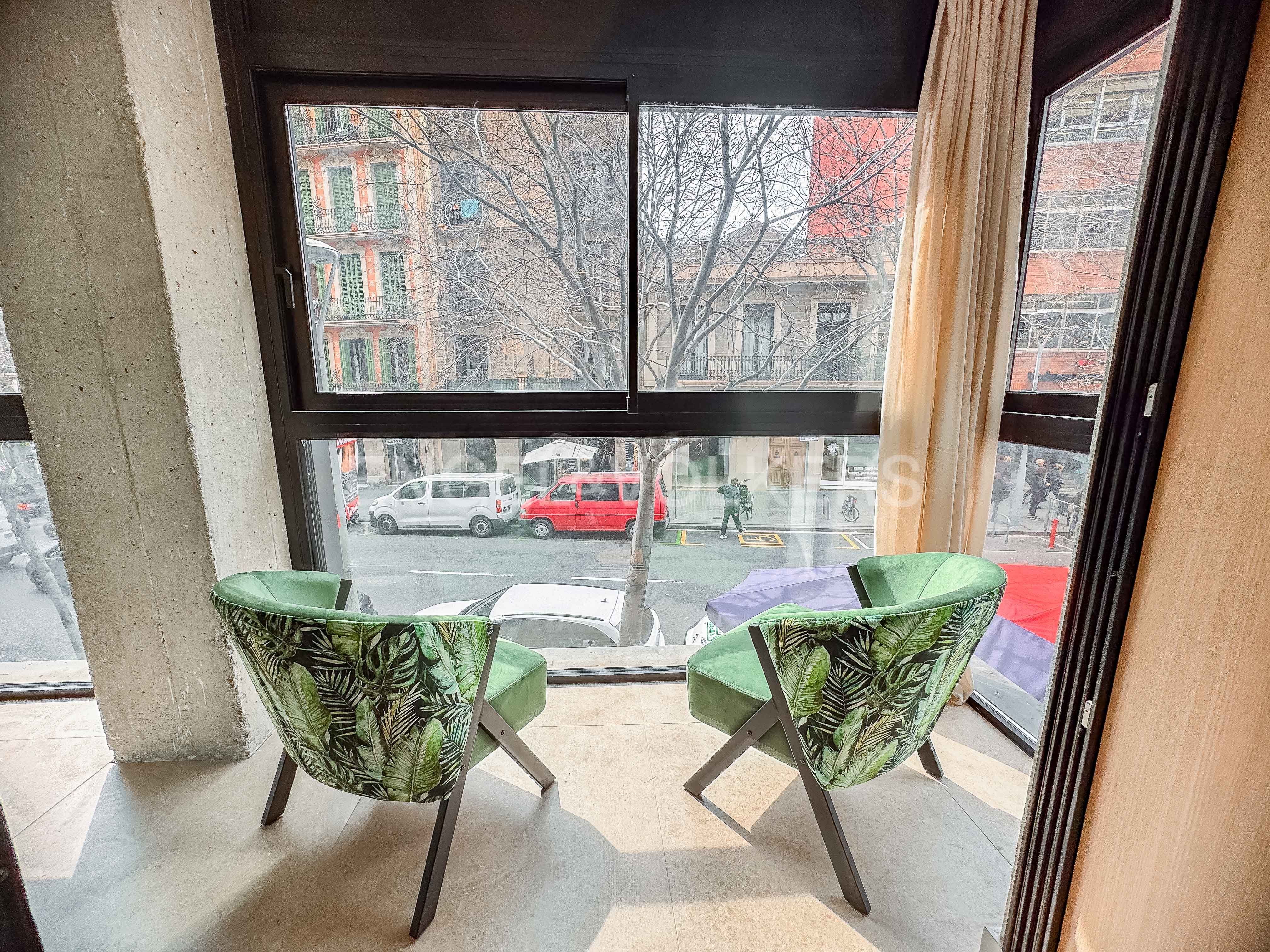 Vista exterior de Apartamento de alquiler en  Barcelona Capital con Aire acondicionado, Calefacción y Parquet