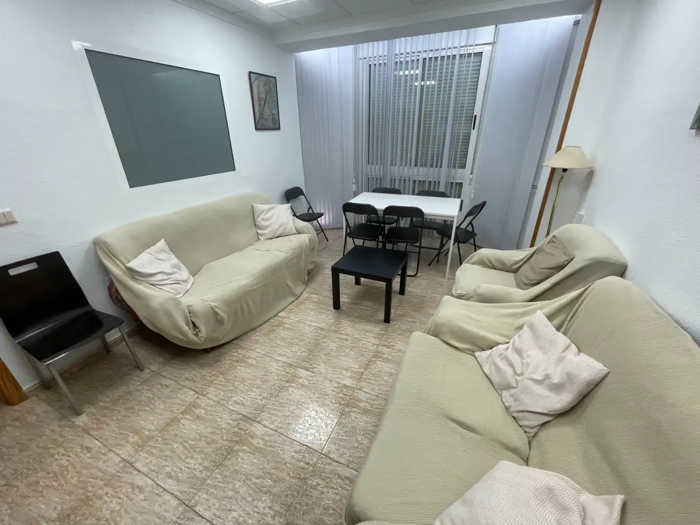 Sala d'estar de Pis de lloguer en Murcia amb Aire condicionat, Calefacció i Moblat
