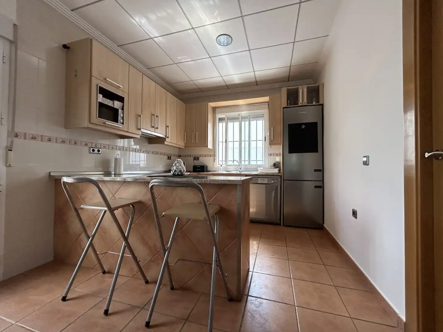 Cuina de Casa o xalet en venda en Cartagena amb Aire condicionat, Jardí privat i Terrassa