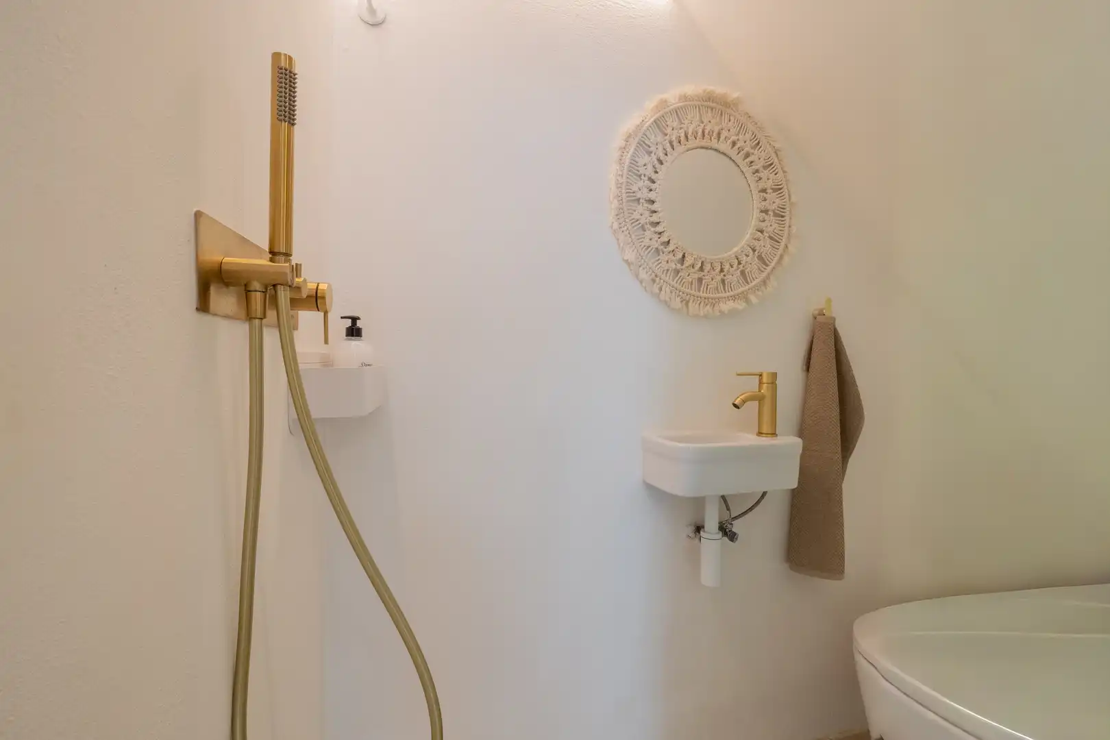 Baño de Dúplex de alquiler en Mogán con Aire acondicionado, Terraza y Amueblado