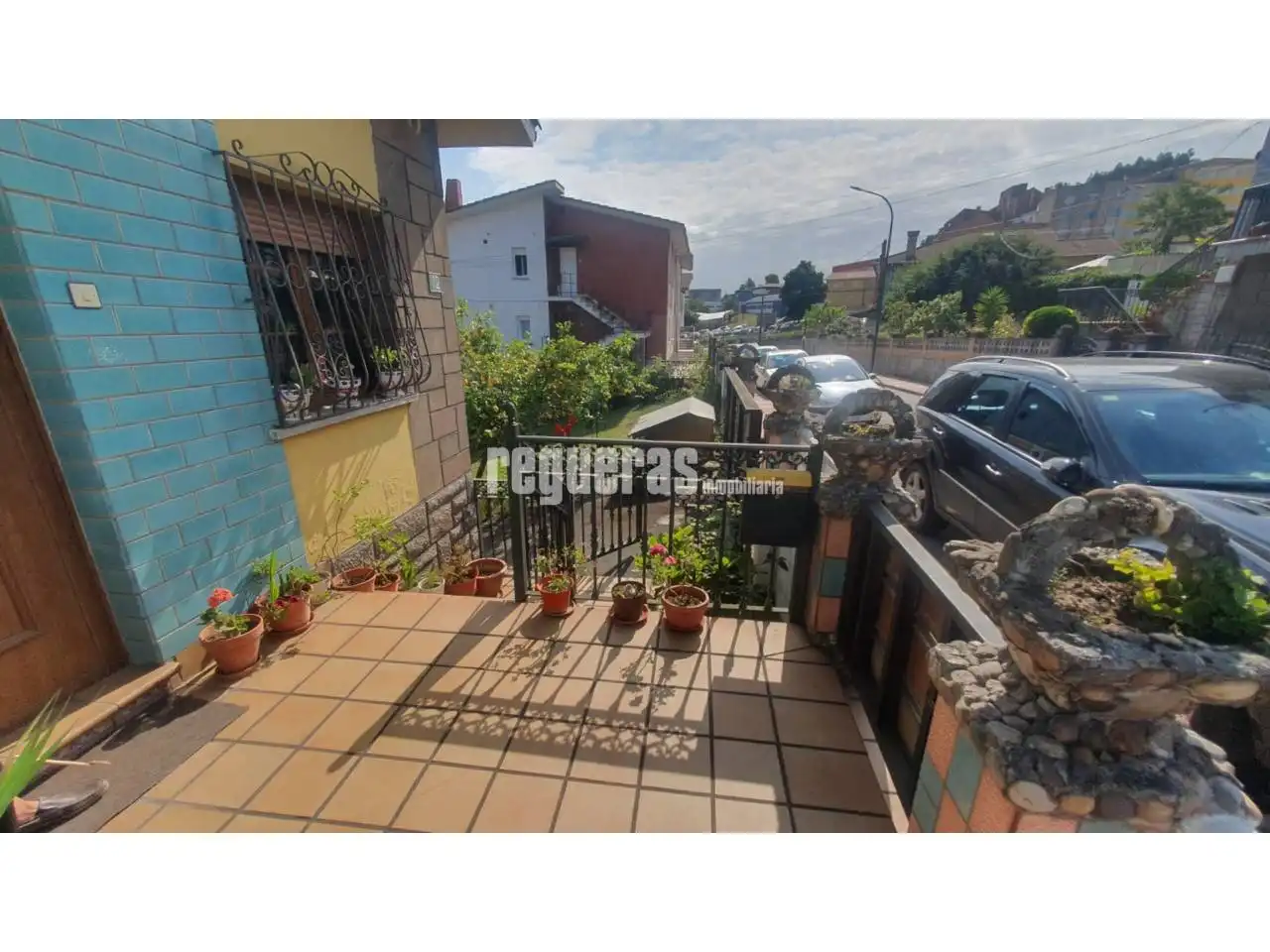 Exterior view of Houses for sale in Corvera de Asturias  with Heating, Parquet flooring and Furnished
