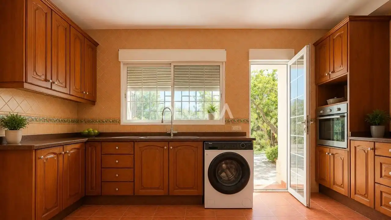 Cocina de Casa o chalet en venta en Muro de Alcoy con Aire acondicionado, Calefacción y Terraza