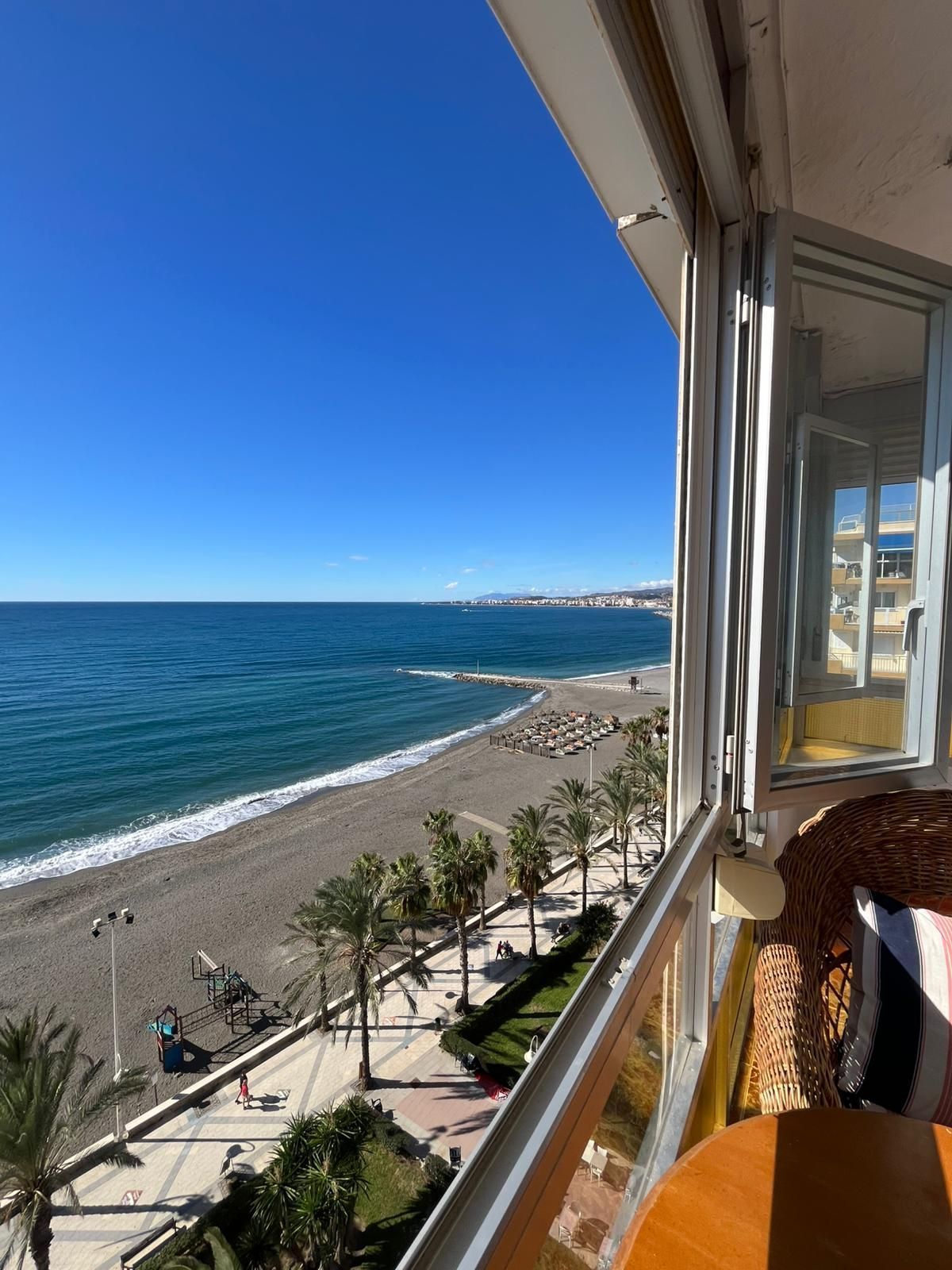 Bedroom of Flat for sale in Algarrobo  with Terrace, Storage room and Furnished