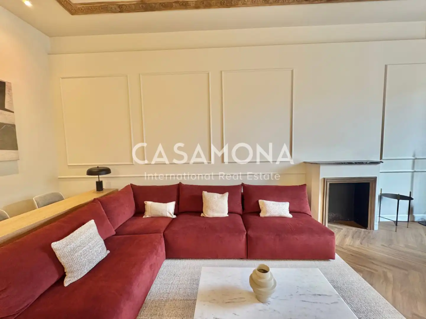 Sala d'estar de Apartament en venda en Barcelona amb Aire condicionat, Calefacció i Terrassa